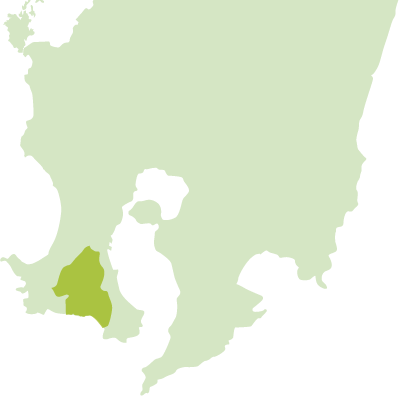 南九州市の地図